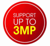 Support Up to 3MP